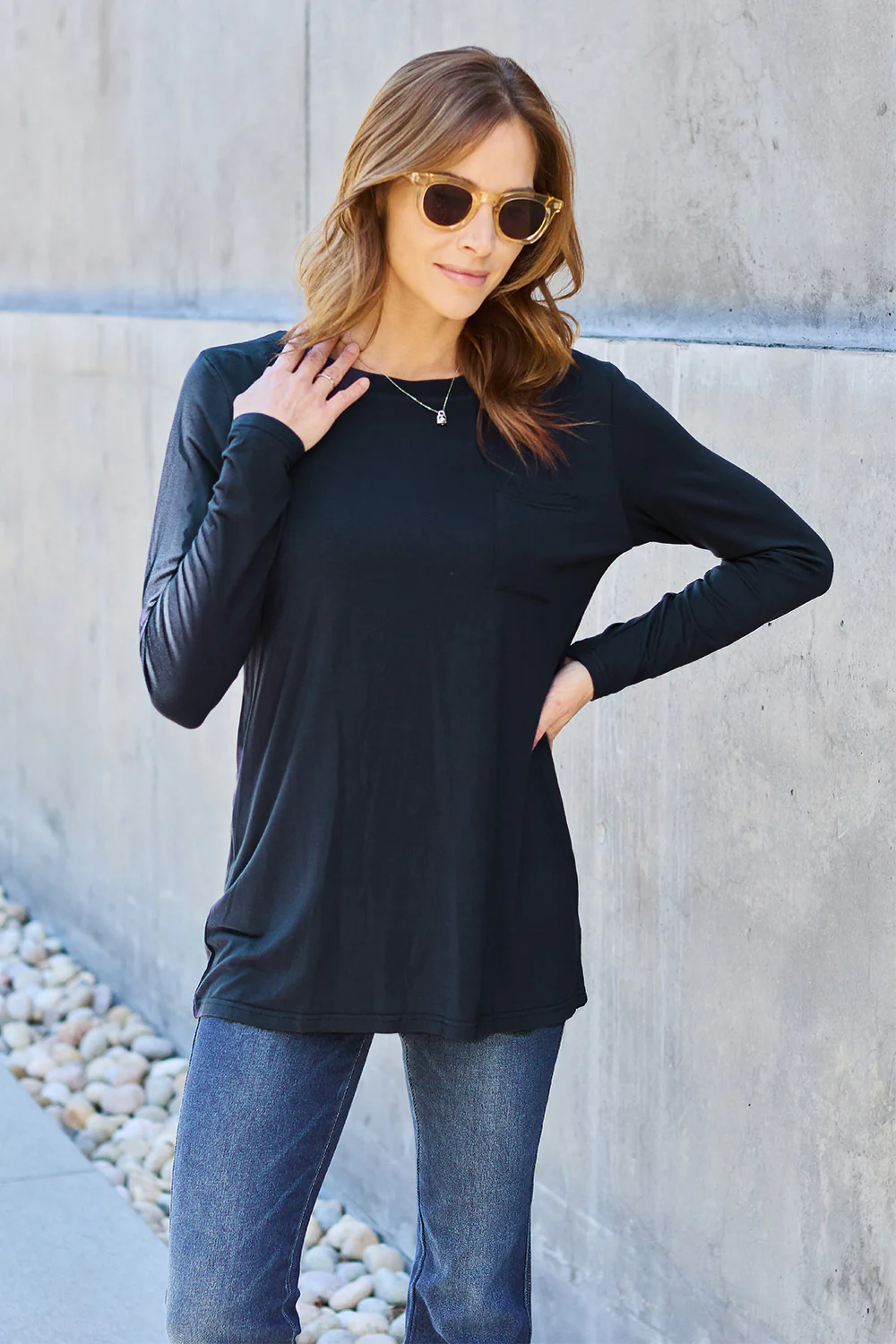 Basic Bae Full Size Round Neck Long Sleeve Top - Image 18