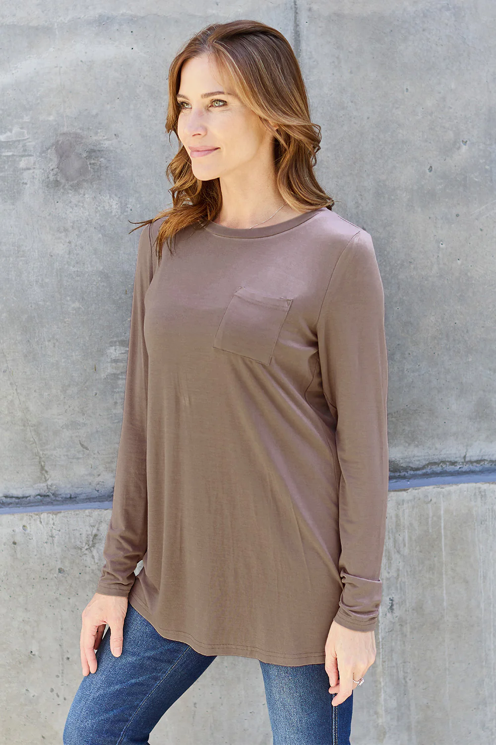 Basic Bae Full Size Round Neck Long Sleeve Top - Image 23