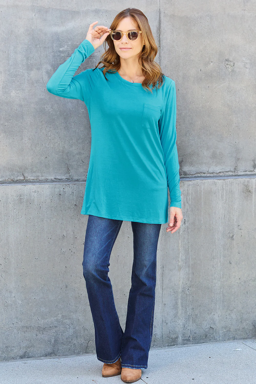 Basic Bae Full Size Round Neck Long Sleeve Top - Image 6