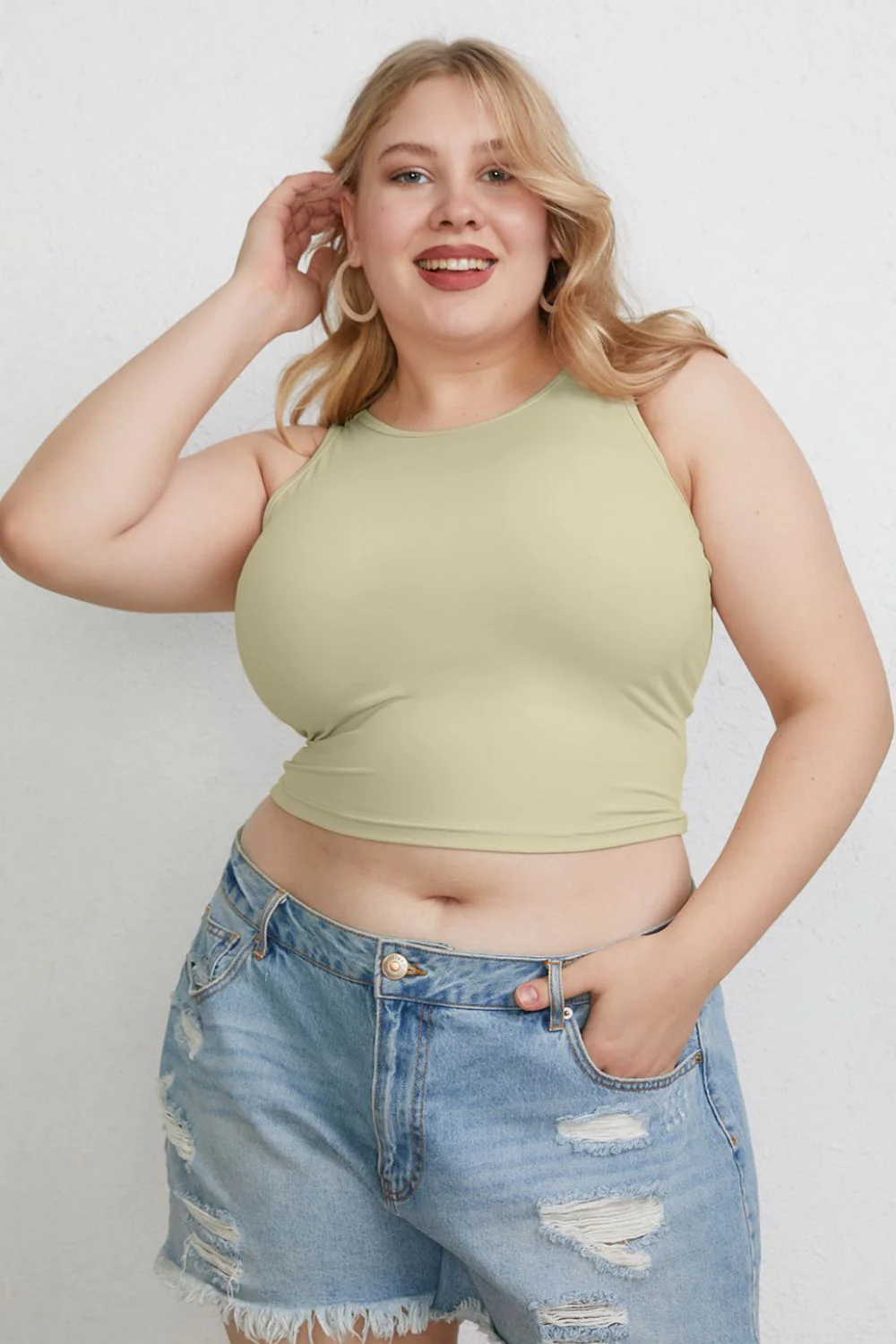 Basic Bae Full Size Round Neck Slim Tank - Image 18