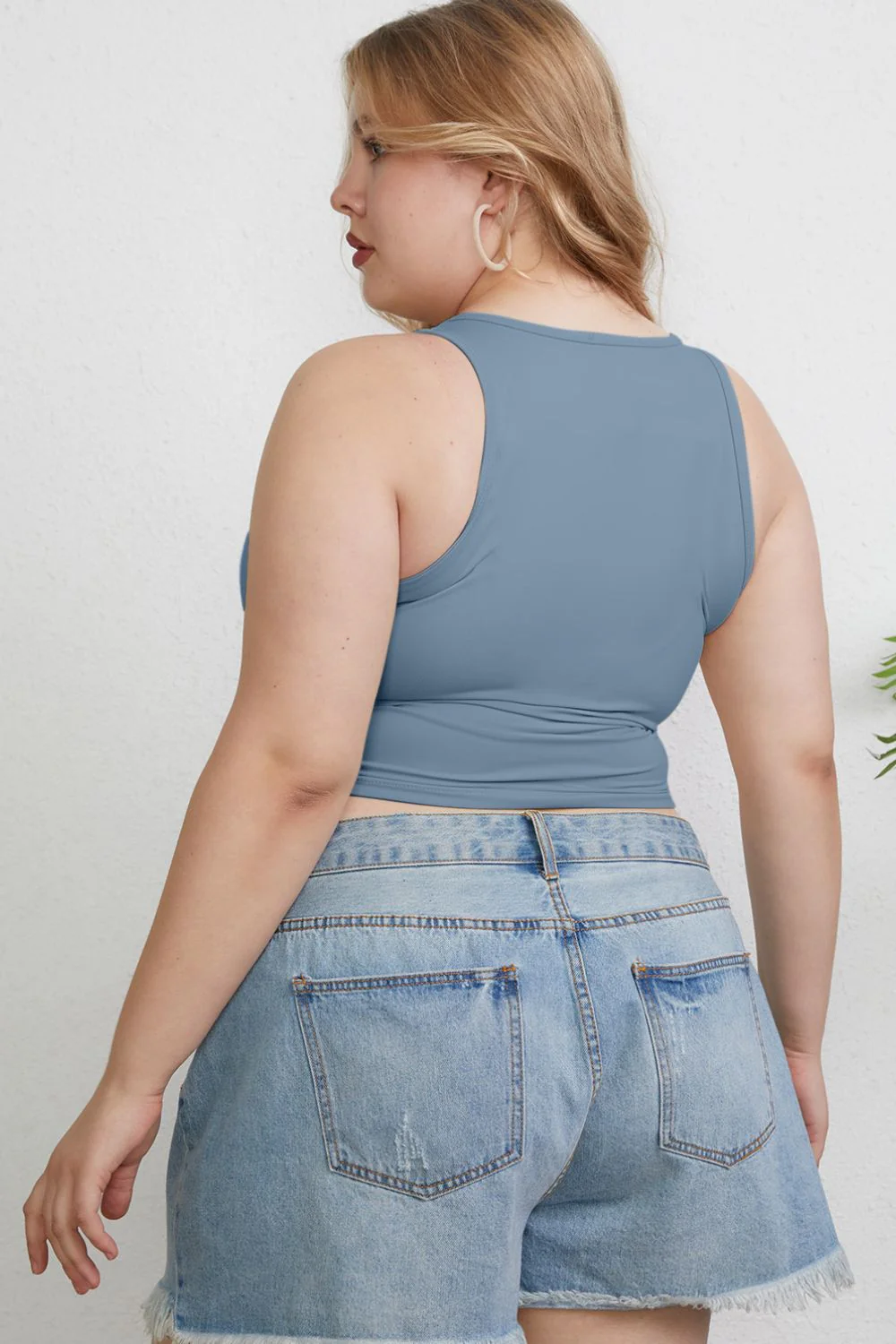 Basic Bae Full Size Round Neck Slim Tank - Image 25