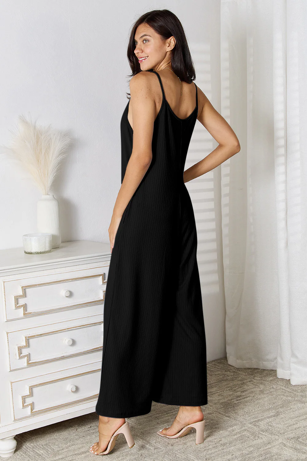 Basic Bae Full Size Spaghetti Strap V-Neck Jumpsuit - Image 15