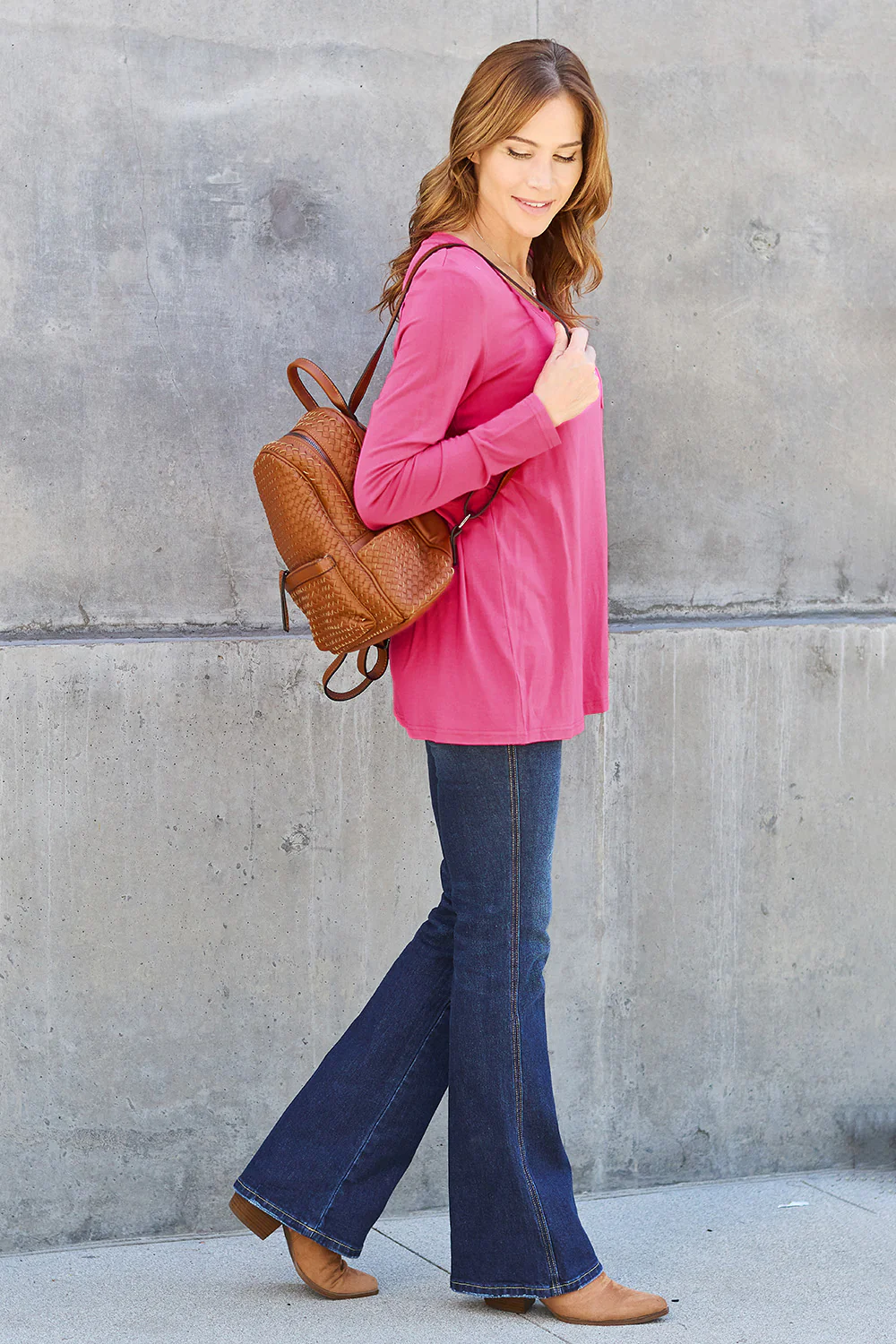 Basic Bae Full Size V-Neck Long Sleeve Top - Image 13