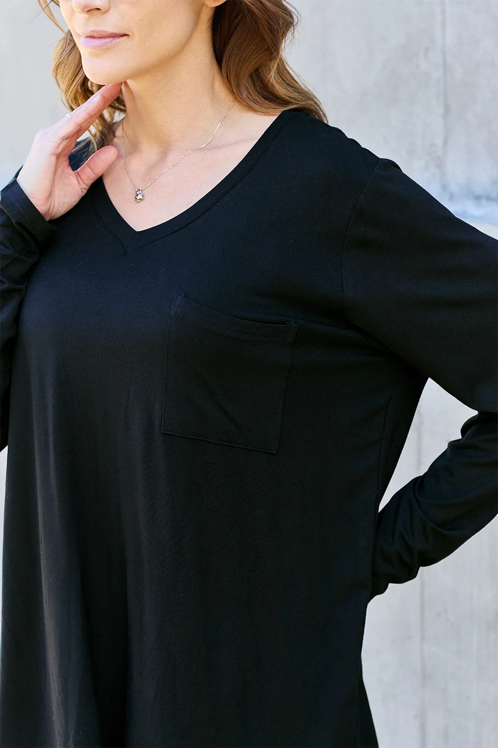Basic Bae Full Size V-Neck Long Sleeve Top - Image 22