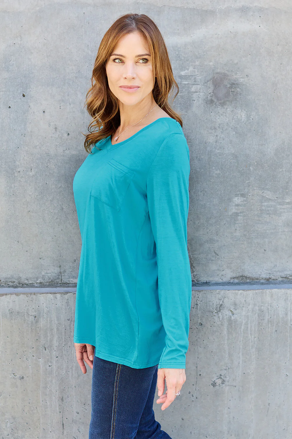 Basic Bae Full Size V-Neck Long Sleeve Top - Image 26