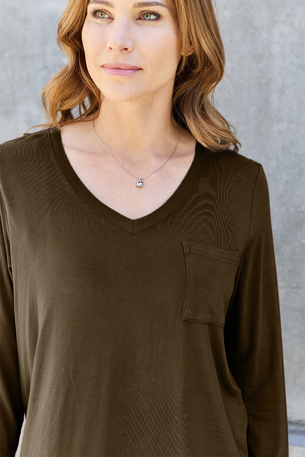 Basic Bae Full Size V-Neck Long Sleeve Top - Image 6