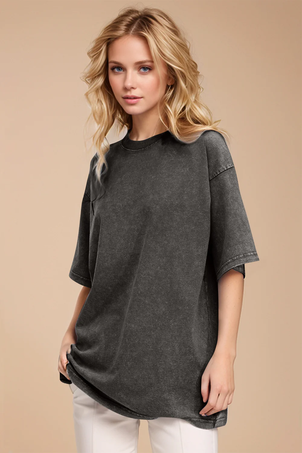 Basic Bae Round Neck Half Sleeve T-Shirt - Image 20