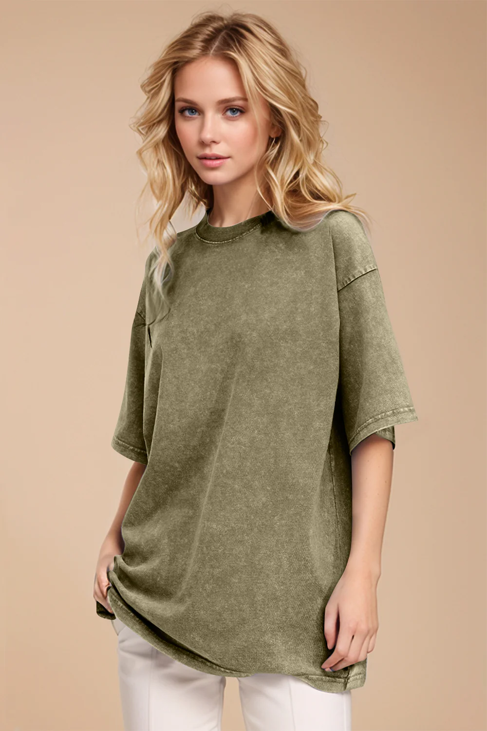 Basic Bae Round Neck Half Sleeve T-Shirt - Image 28