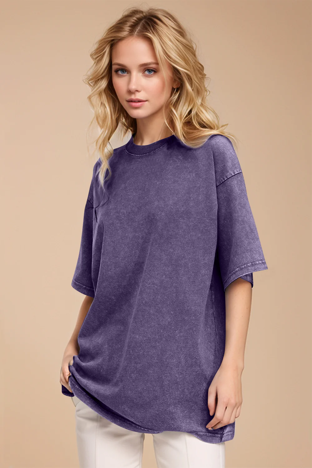 Basic Bae Round Neck Half Sleeve T-Shirt - Image 3