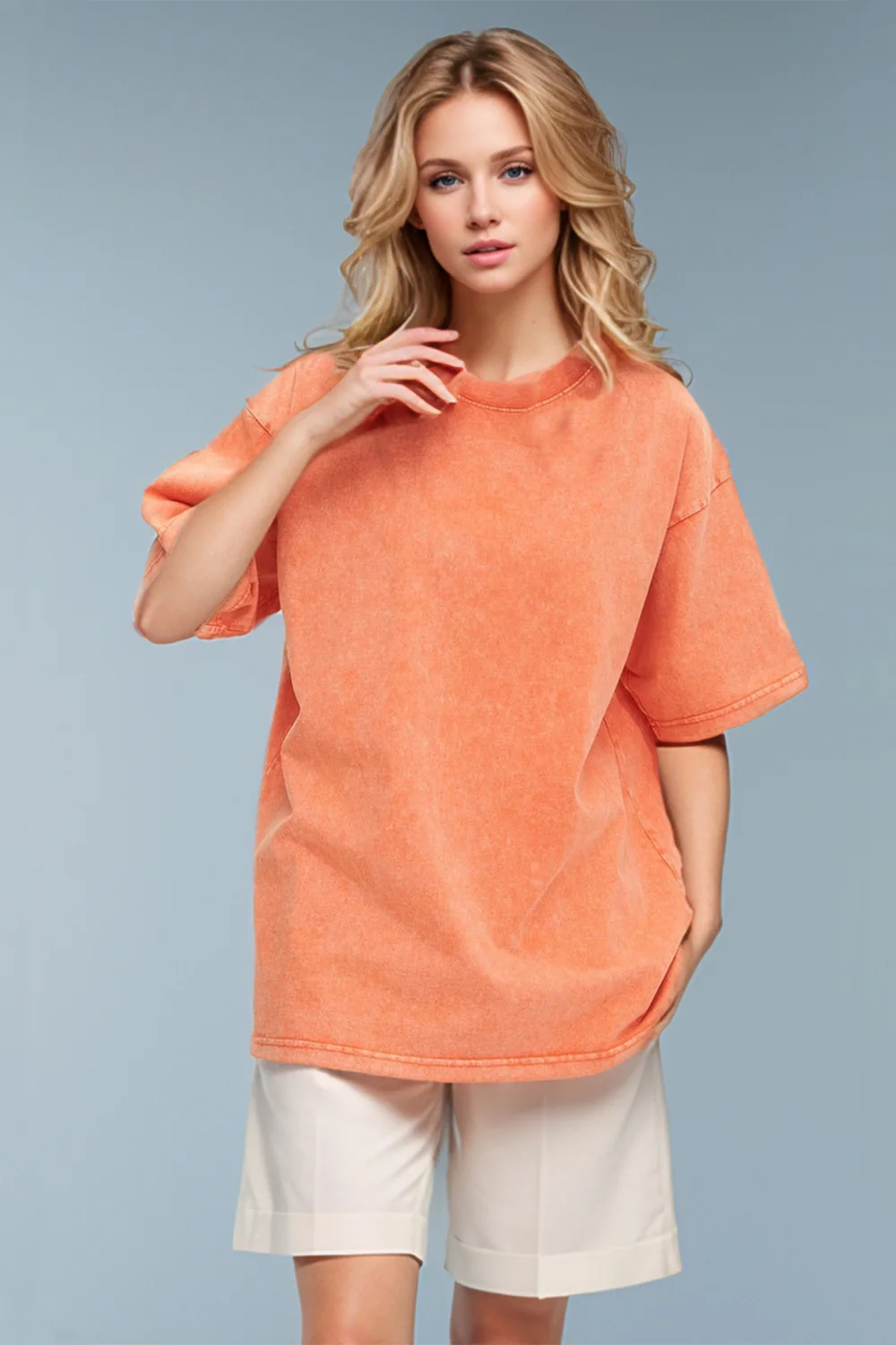 Basic Bae Round Neck Half Sleeve T-Shirt - Image 33