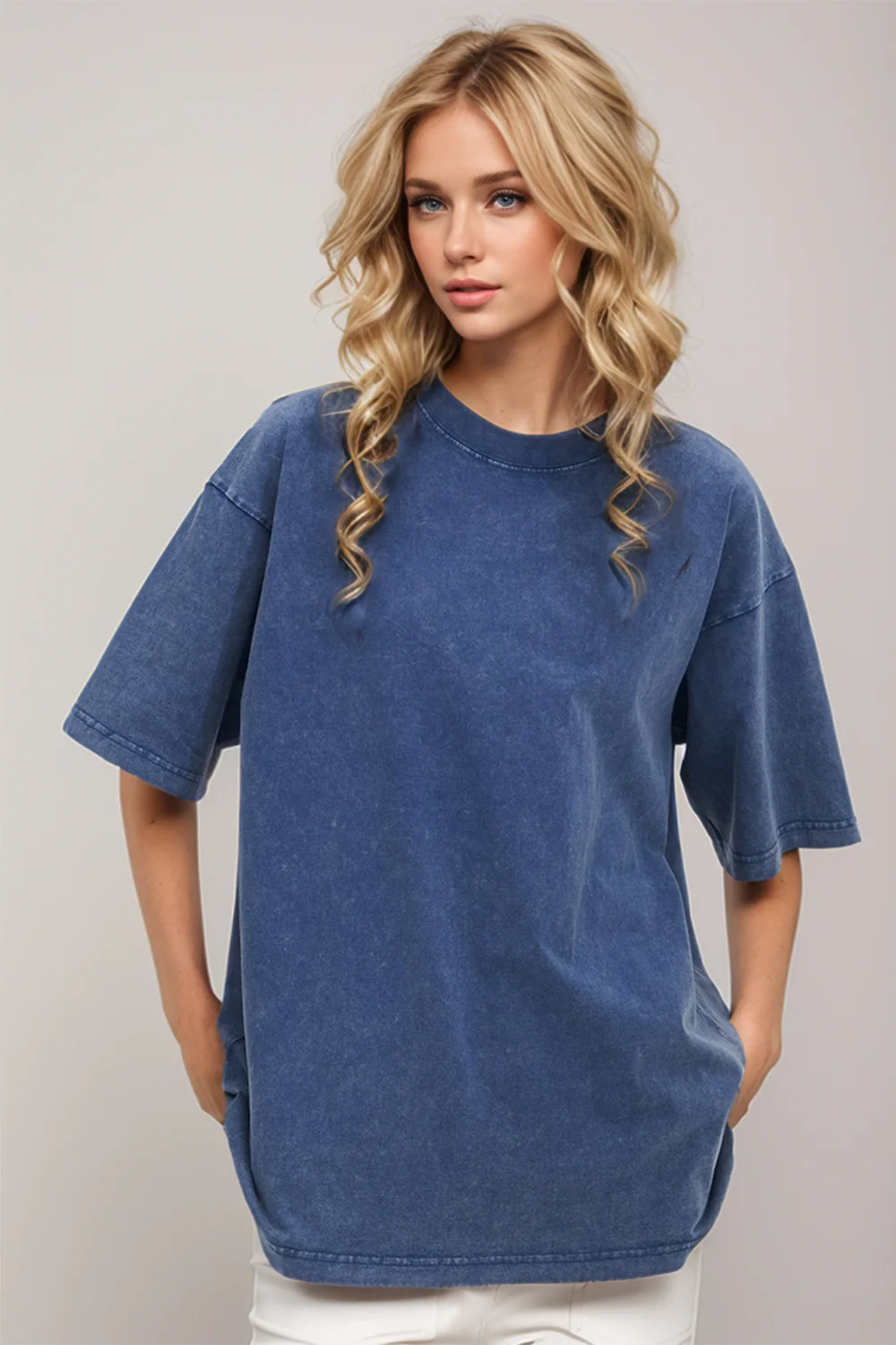 Basic Bae Round Neck Half Sleeve T-Shirt - Image 4