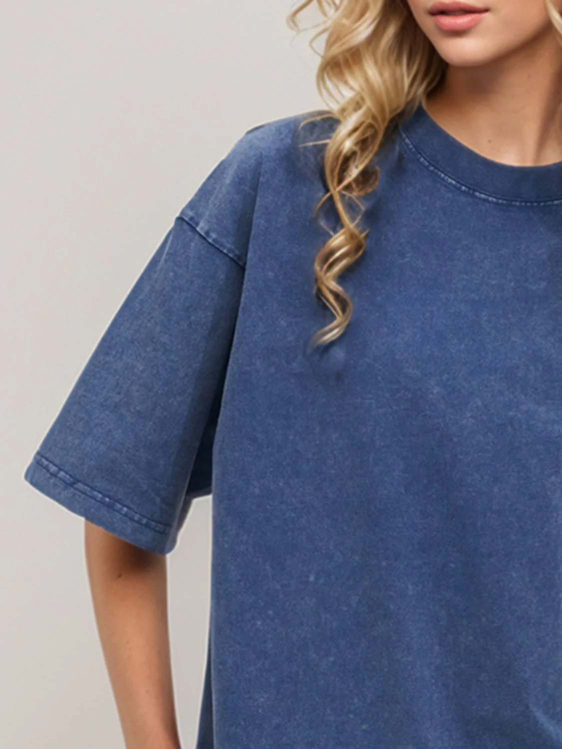 Basic Bae Round Neck Half Sleeve T-Shirt - Image 6