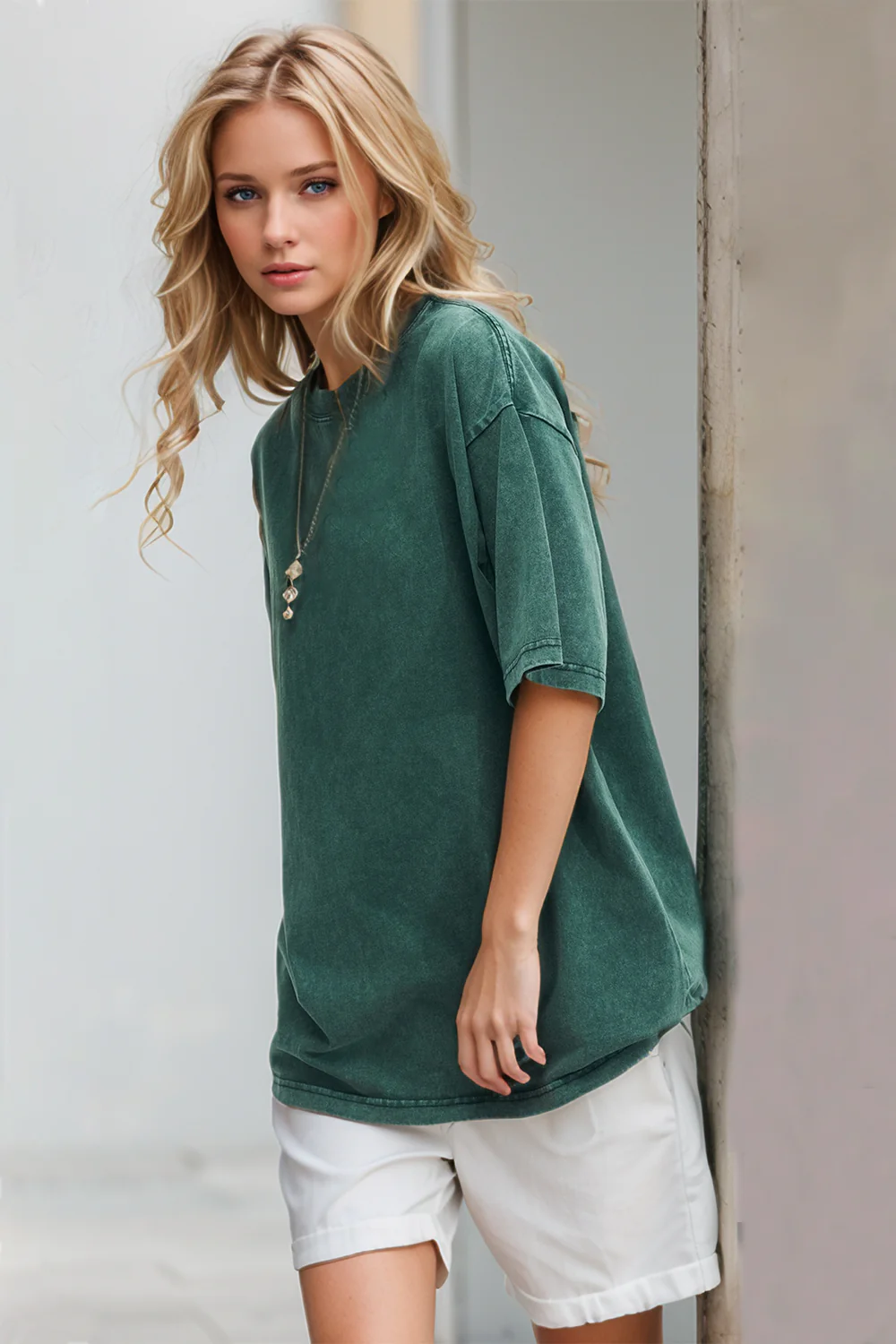 Basic Bae Round Neck Half Sleeve T-Shirt - Image 8