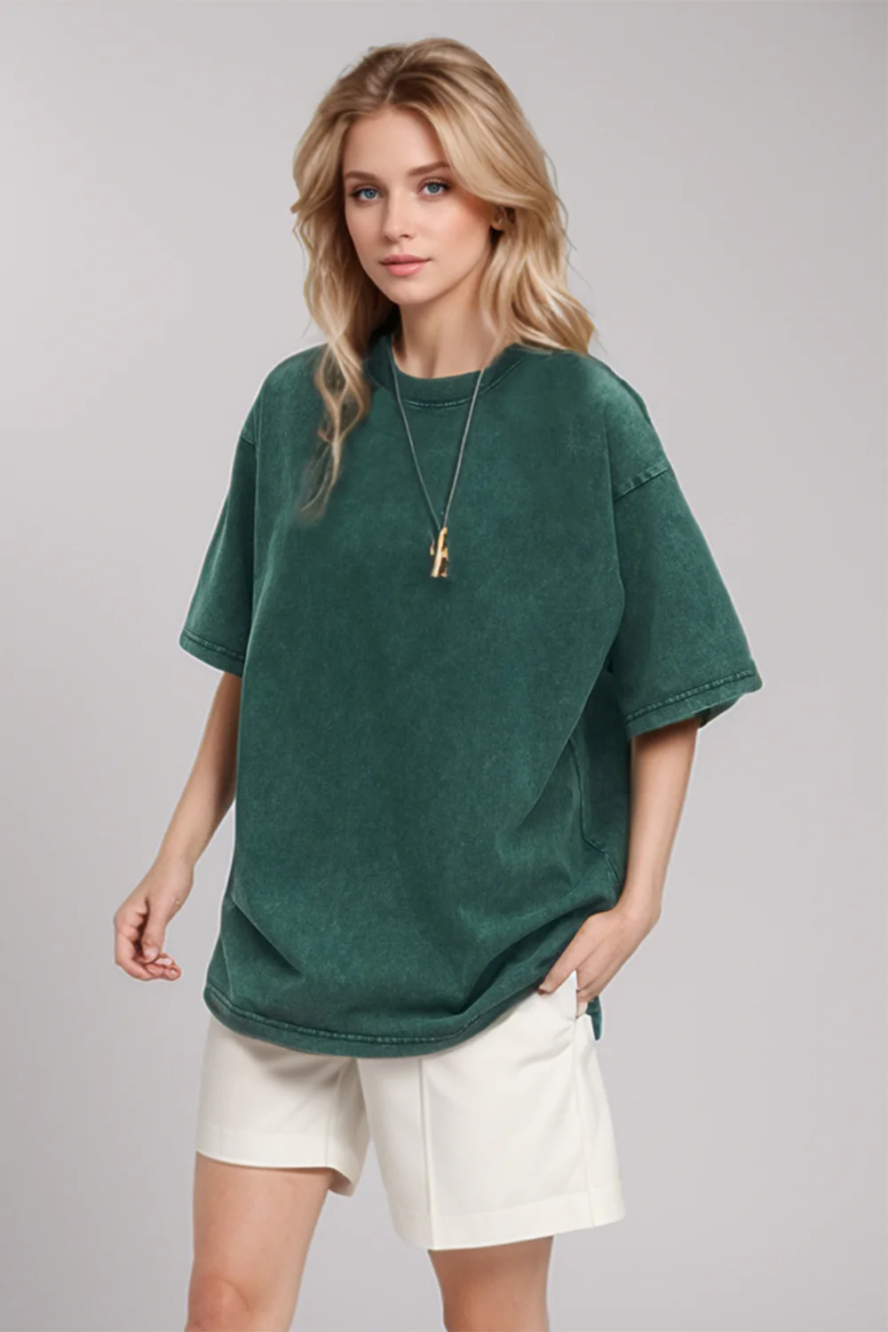 Basic Bae Round Neck Half Sleeve T-Shirt - Image 9