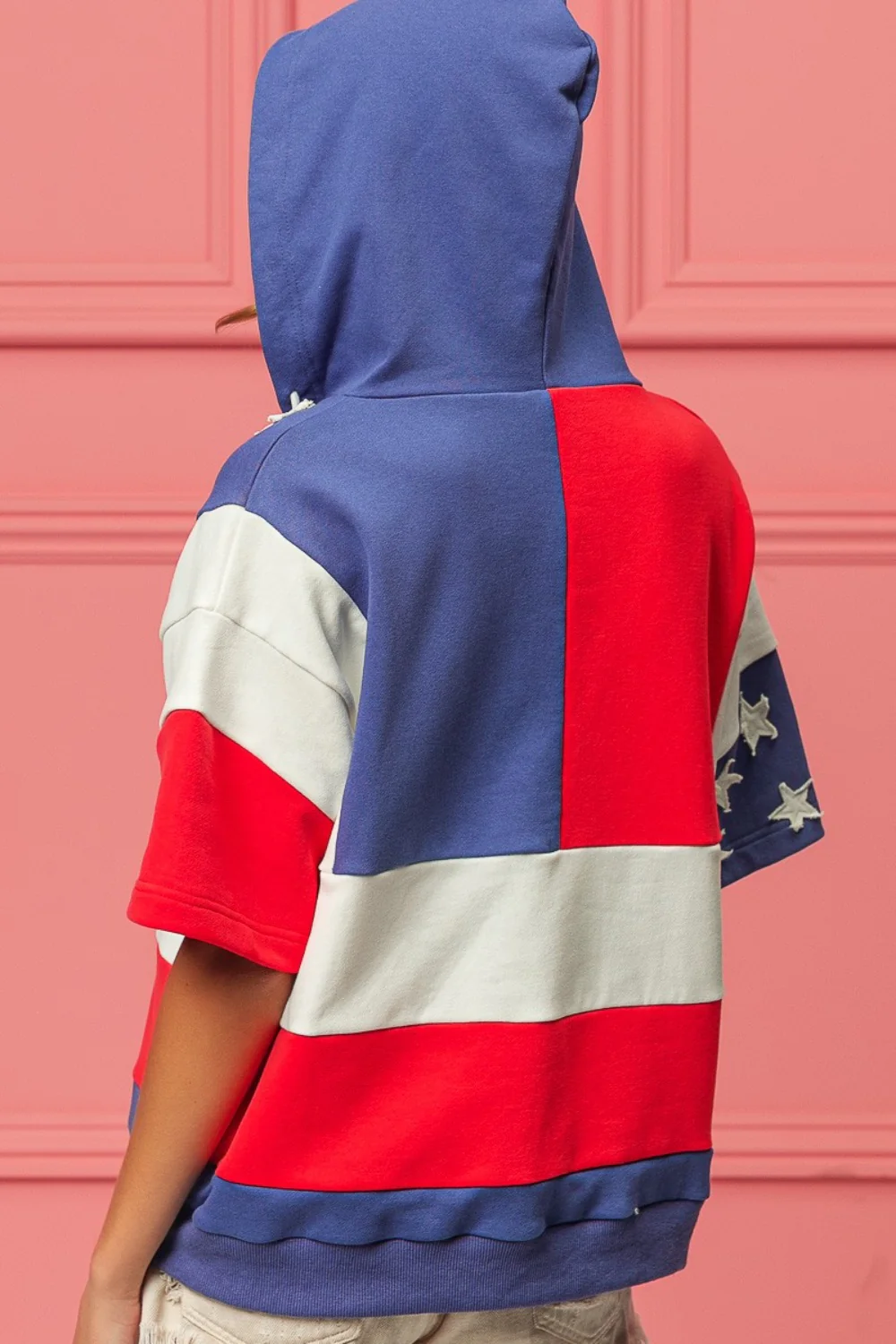 BiBi American Flag Theme Hoodie - Image 2