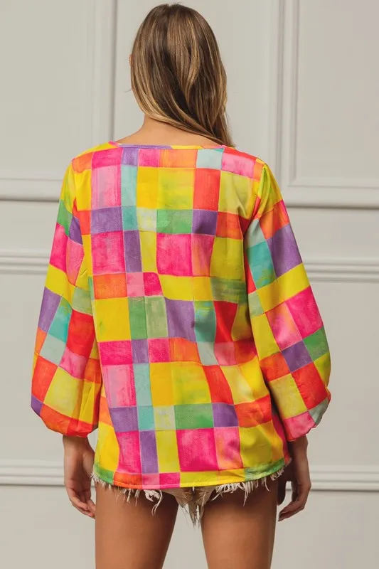 BiBi Multi Block Bubble Pop Ballon Top - Image 3
