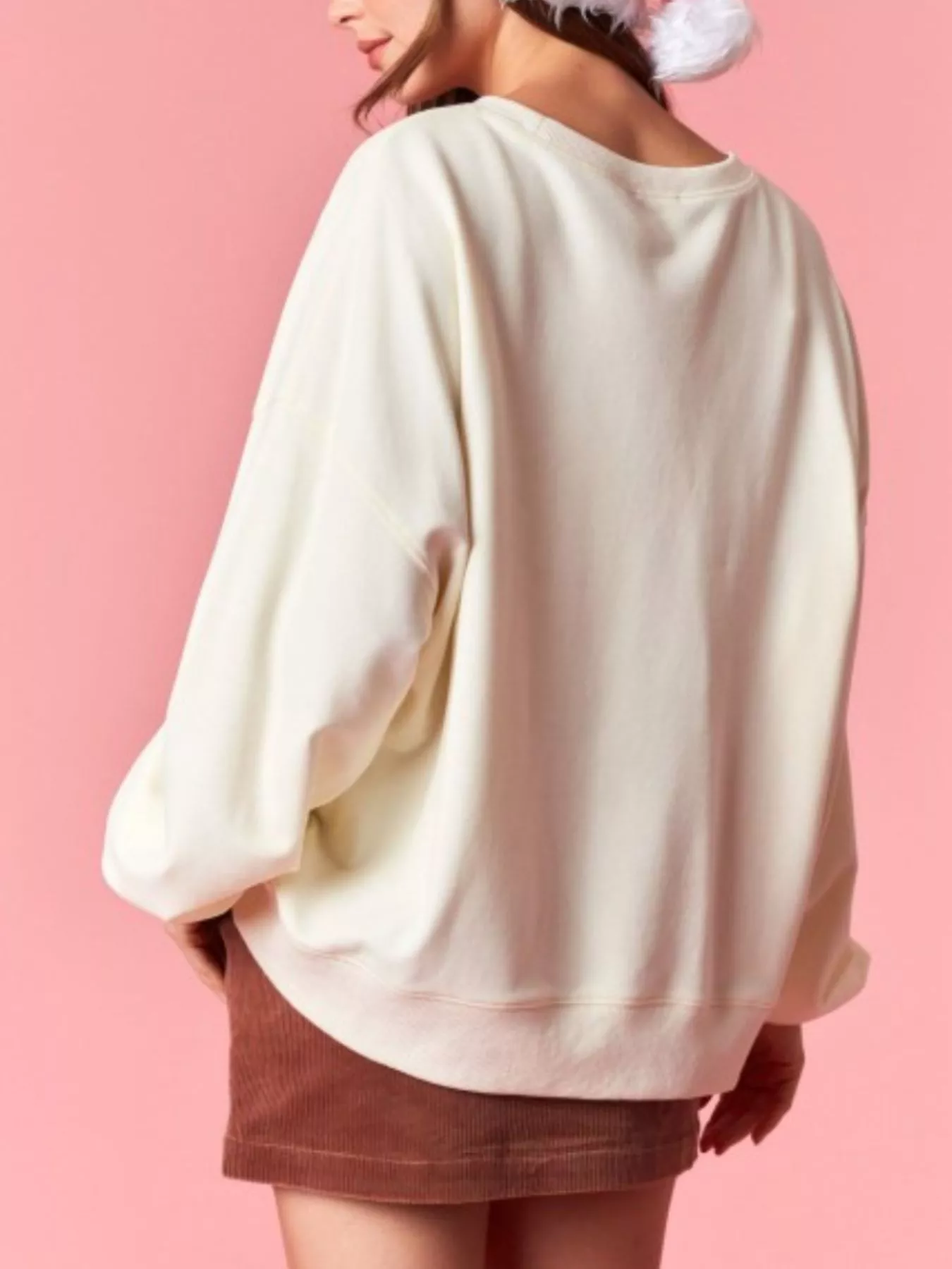 Bow Crew Neck Sweatshirt - Image 26