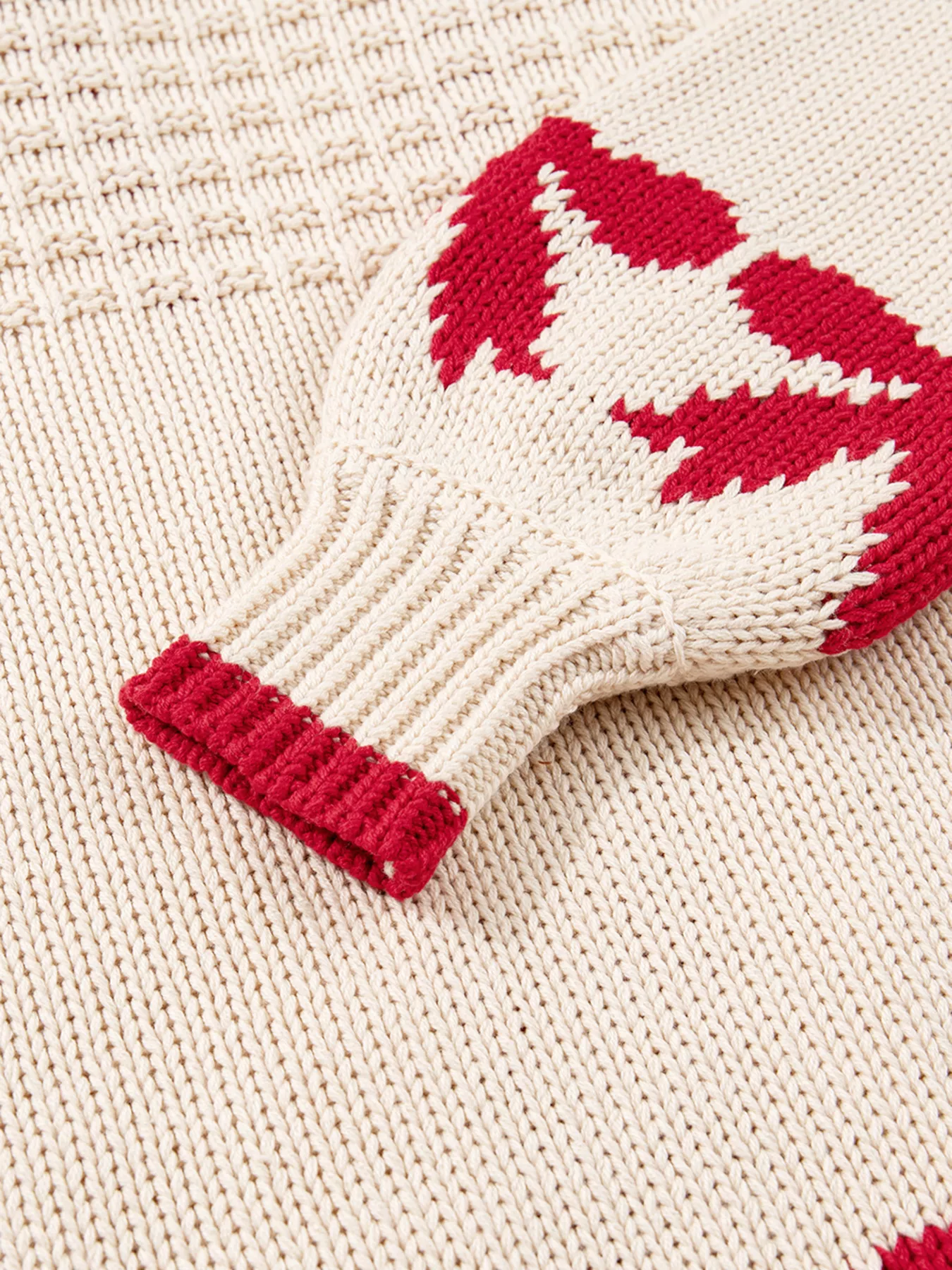 Bow Pattern Textured Open Front Baggy Cardigan - Image 8