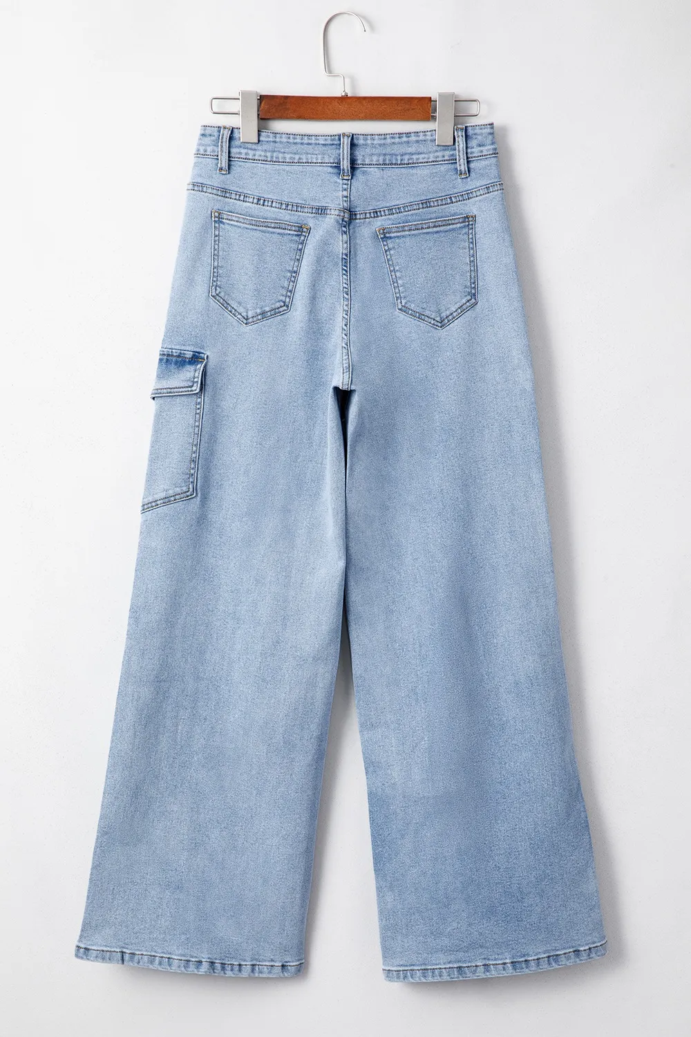 Bowknot Decor Cargo Jeans - Image 4