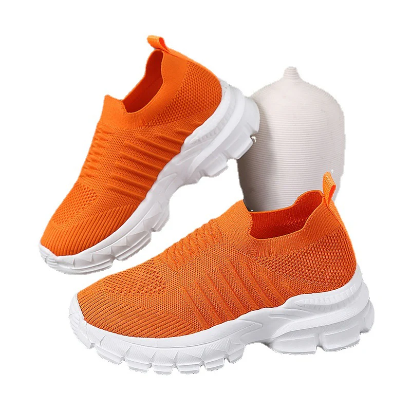 Breathable Mesh Round Toe Platform Athletic - Image 5