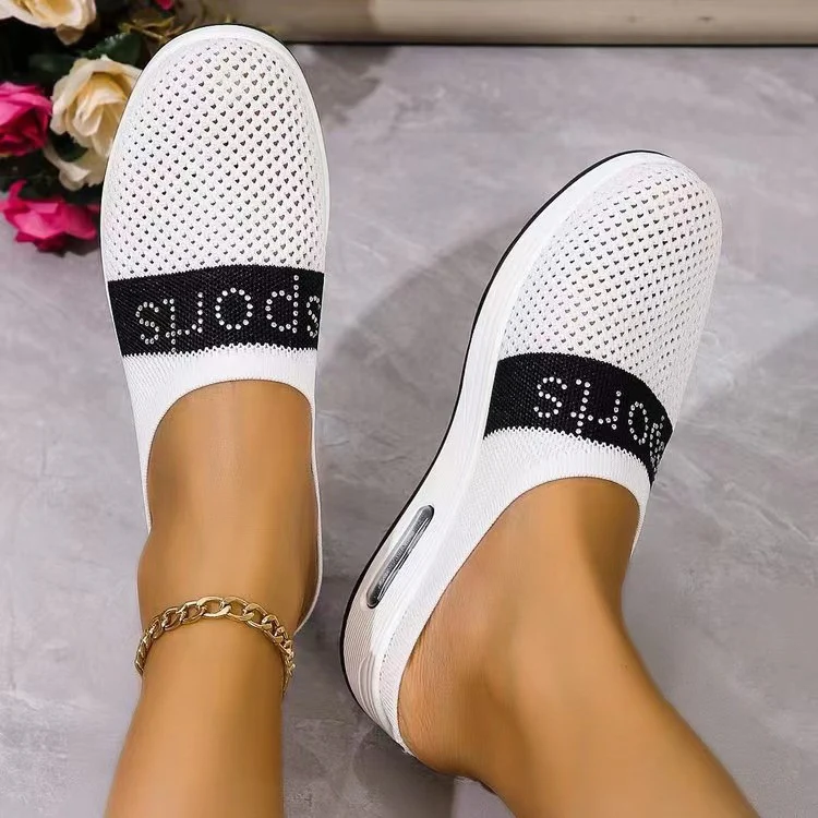 Breathable Mesh Round Toe Sandals - Image 4
