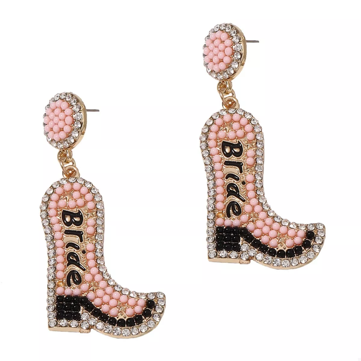 Bride Boot Dangle Earrings - Image 5