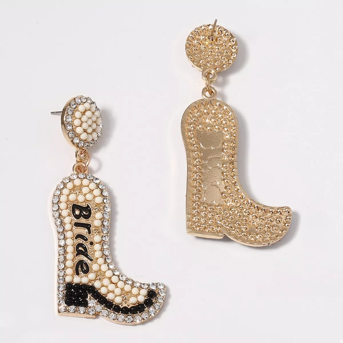 Bride Boot Dangle Earrings - Image 8