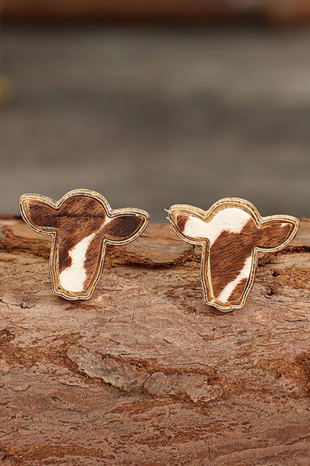 Bull Head Alloy Stud Earrings - Image 3