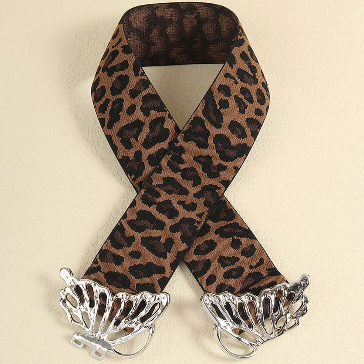 Butterfly Alloy Buckle Elastic Belt - Image 7