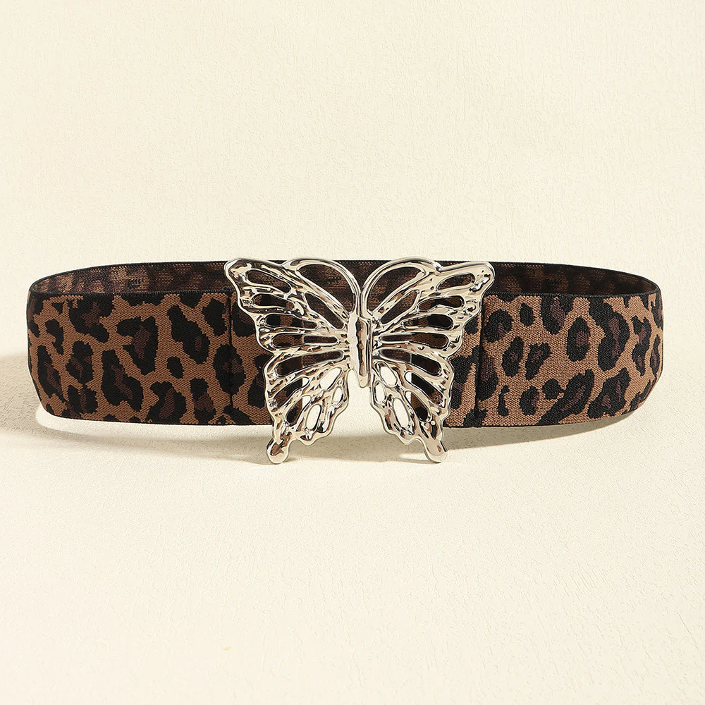Butterfly Alloy Buckle Elastic Belt - Image 9