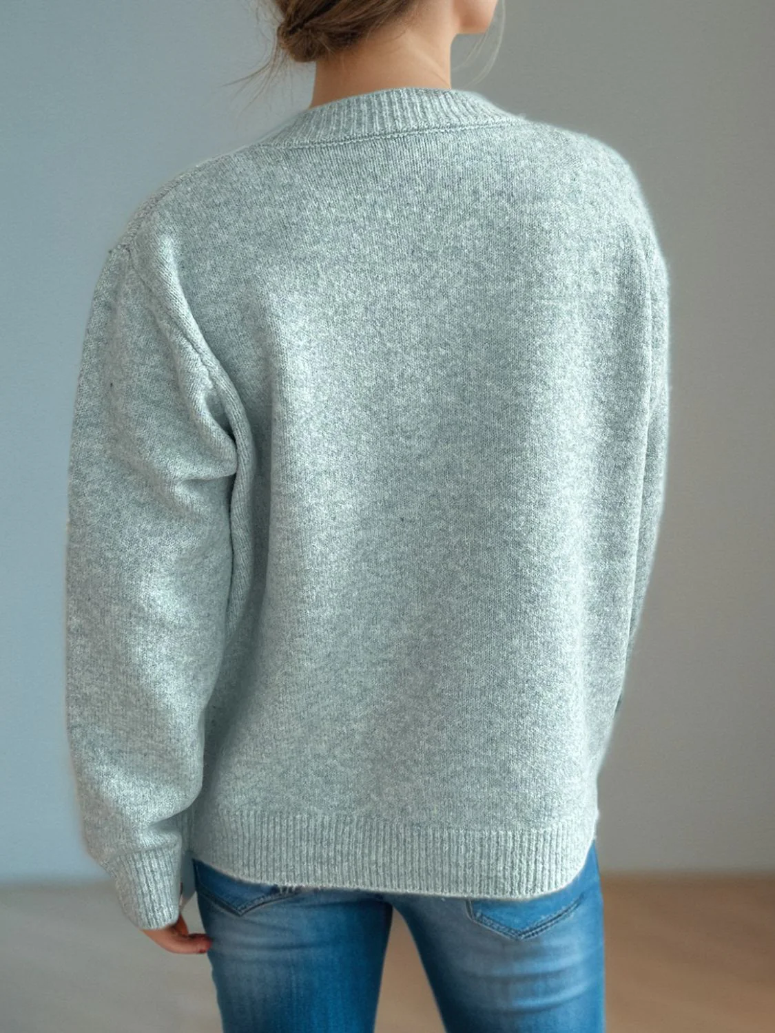 Button Down Long Sleeve Cardigan - Image 12