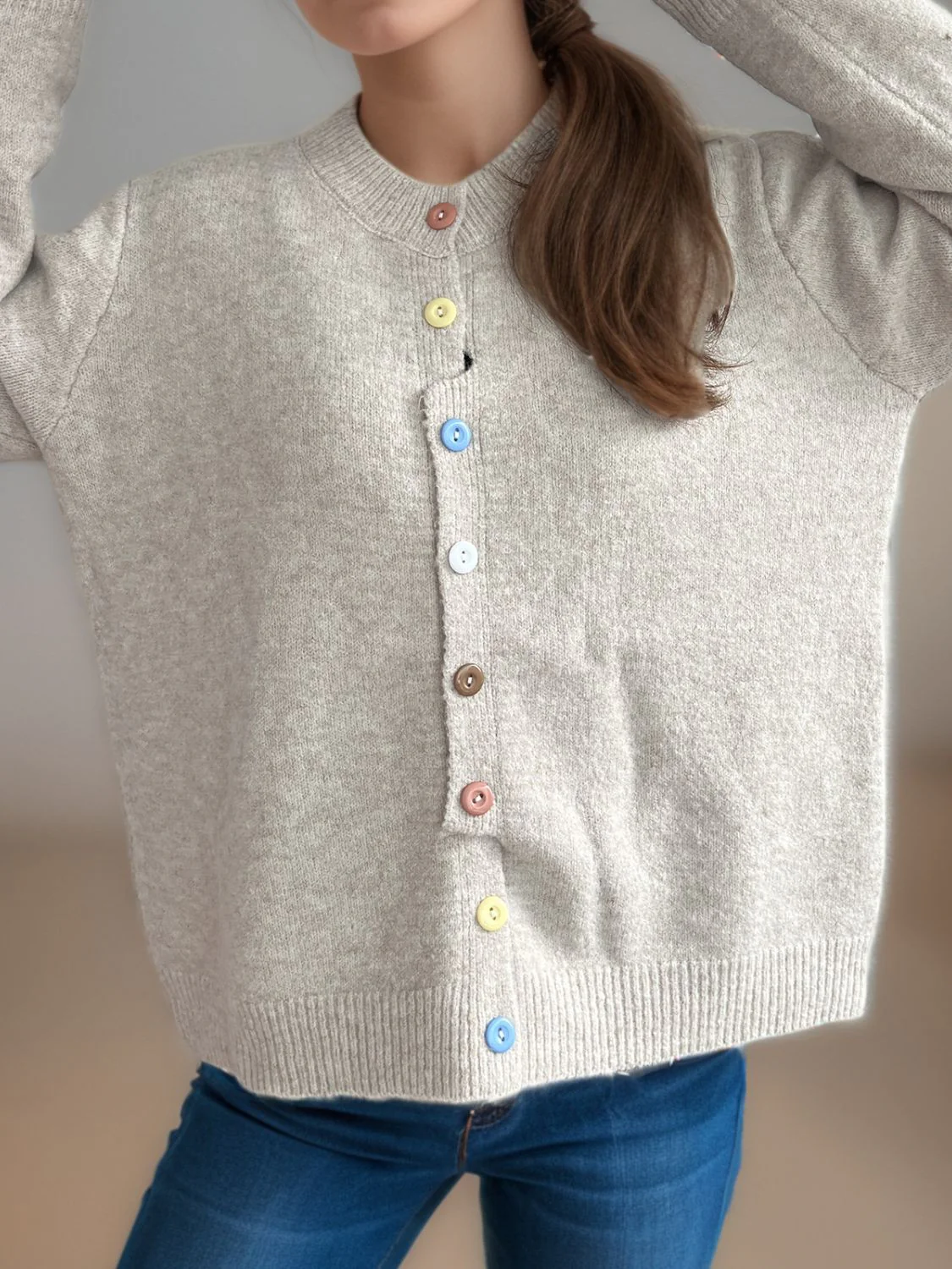 Button Down Long Sleeve Cardigan - Image 15