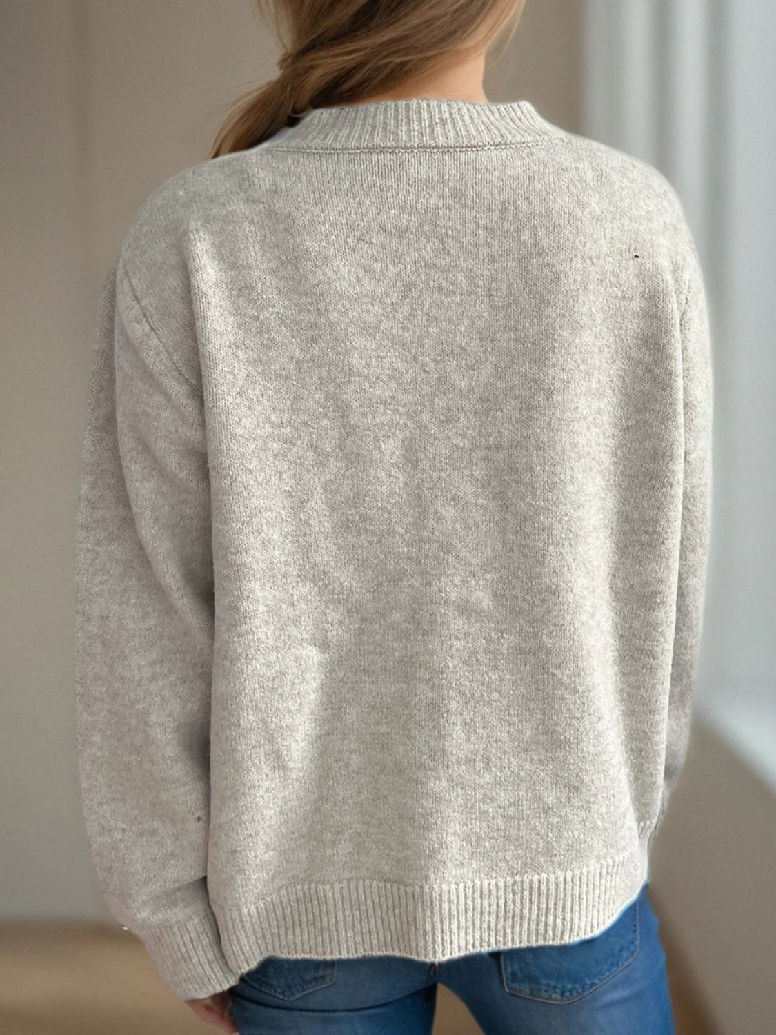 Button Down Long Sleeve Cardigan - Image 17