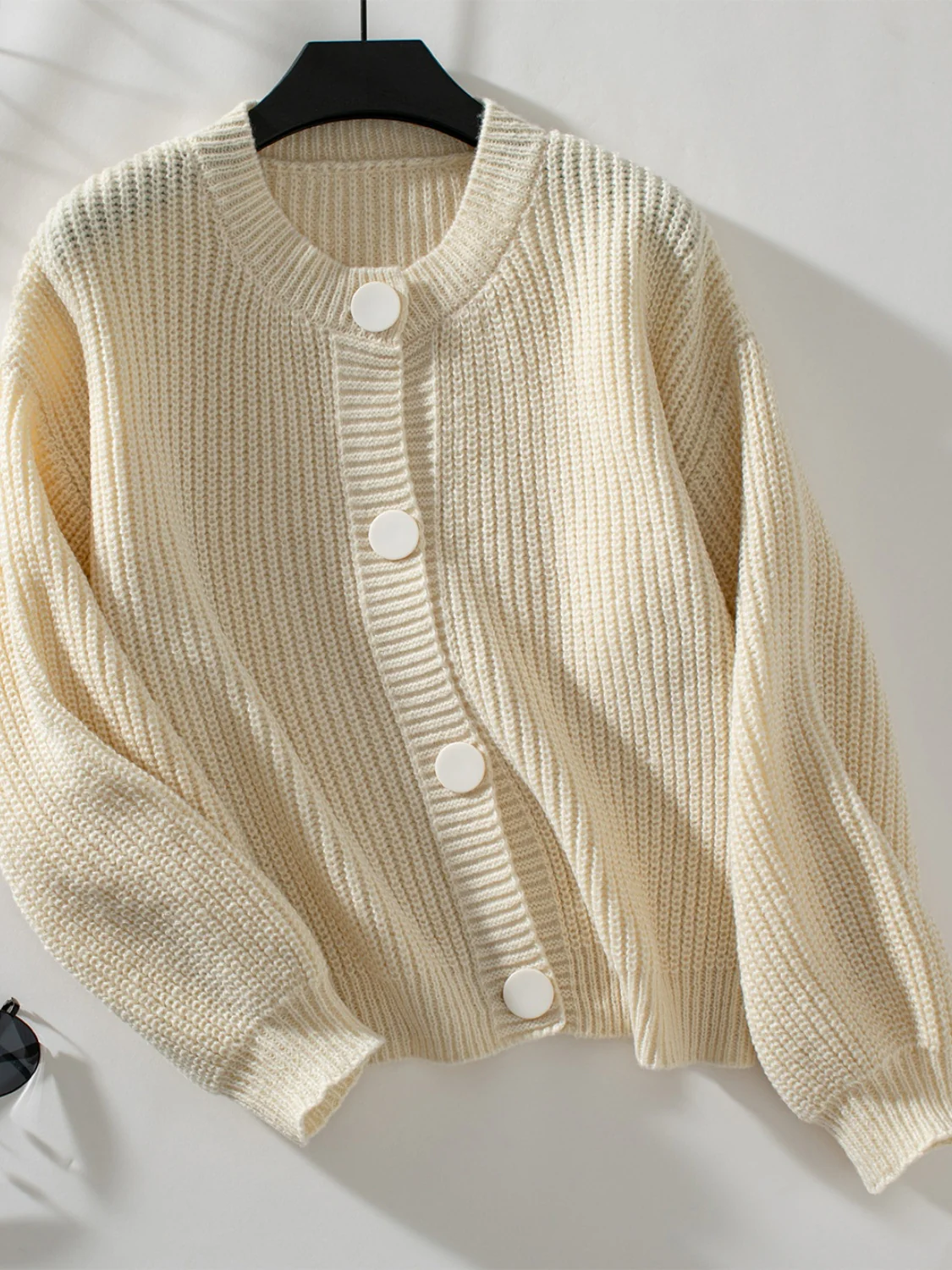 Button Down Long Sleeve Cardigan - Image 8
