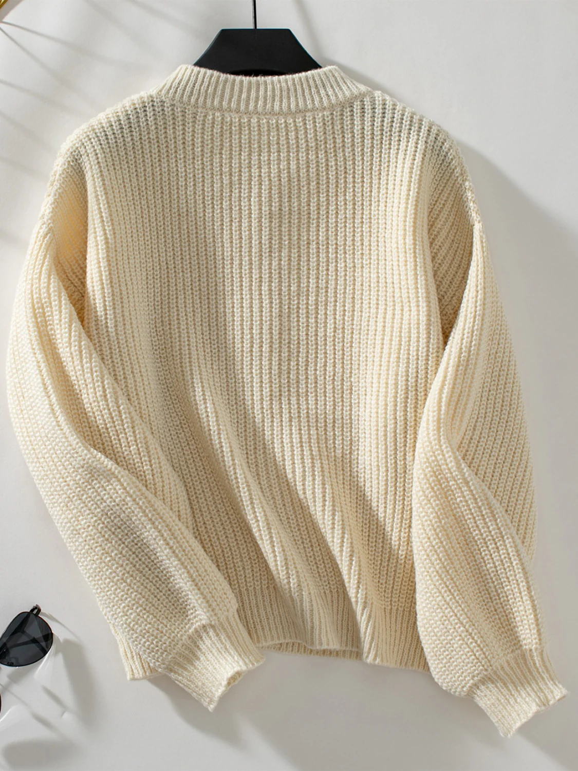 Button Down Long Sleeve Cardigan - Image 9