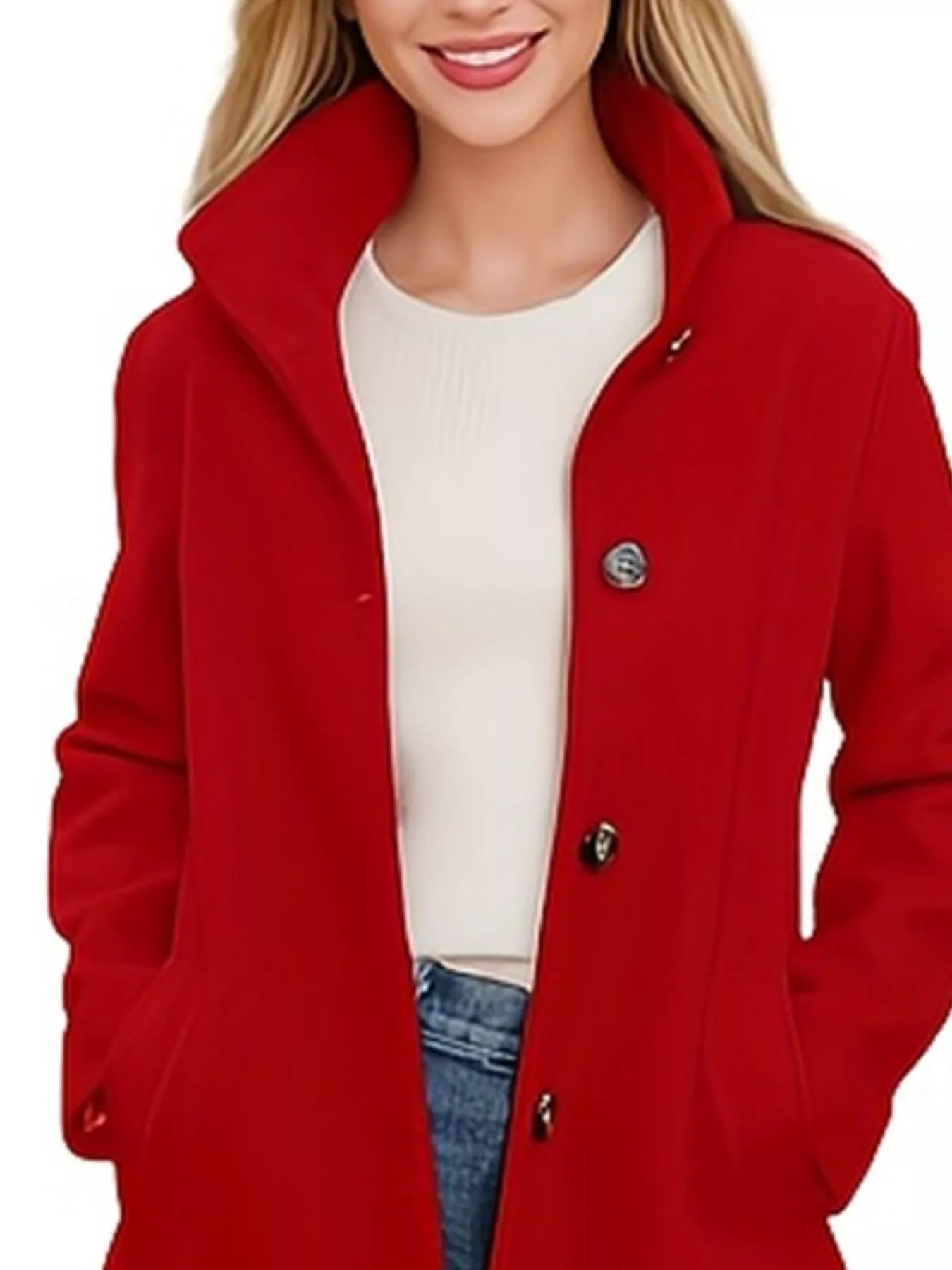 Button-Down Long Sleeve Outerwear - Image 8