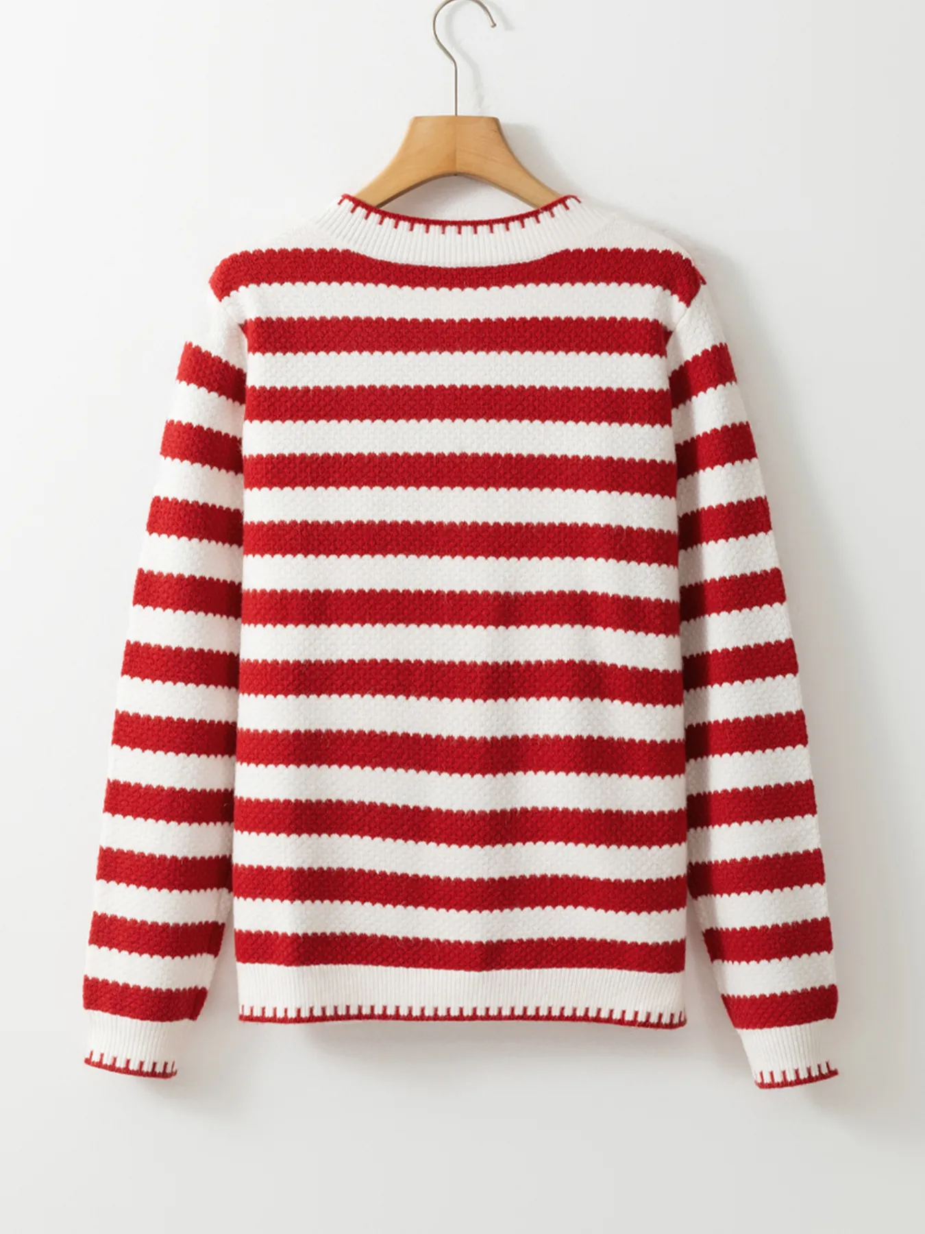 Button Down Striped Long Sleeve Cardigan - Image 14