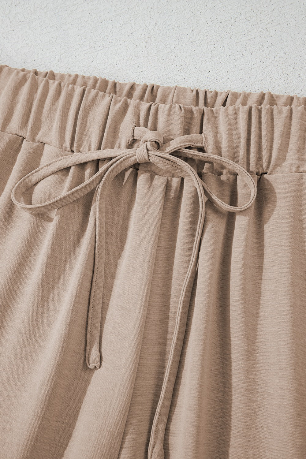 Button Down Vest and Drawstring Wide Leg Pants Set - Image 10