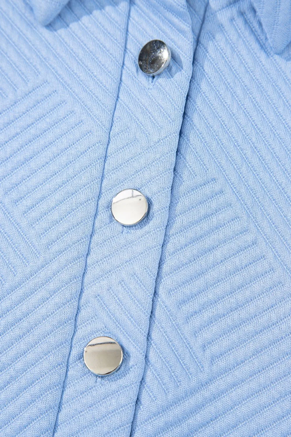 Button Front Short Sleeve Mini Dress - Image 15