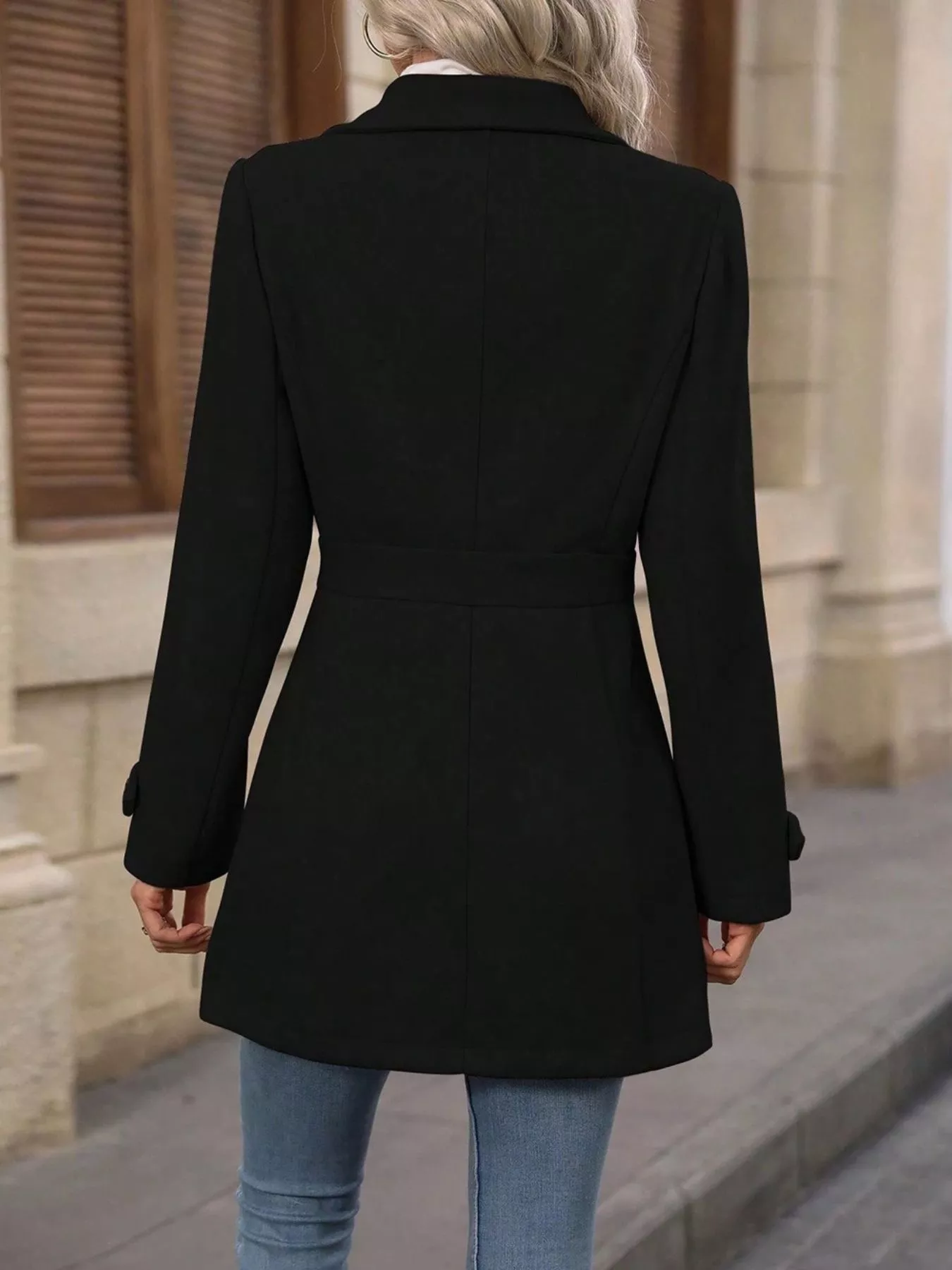 Button Up Long Sleeve Coat - Image 11