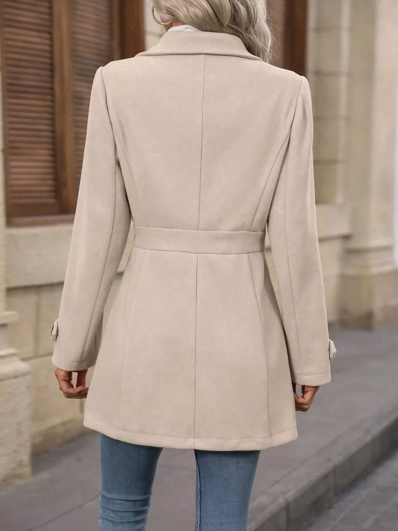 Button Up Long Sleeve Coat - Image 6