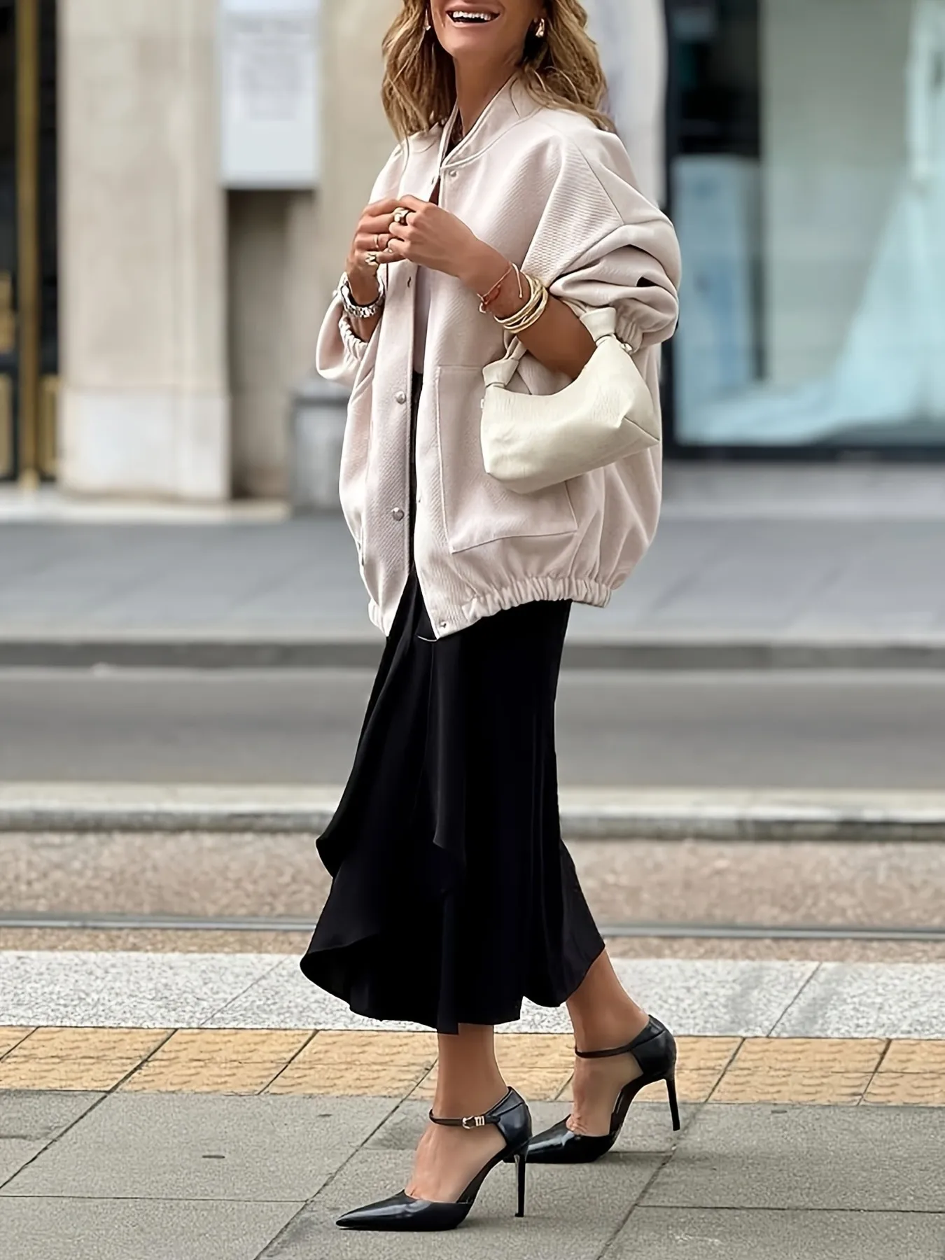 Button Up Long Sleeve Jacket - Image 4