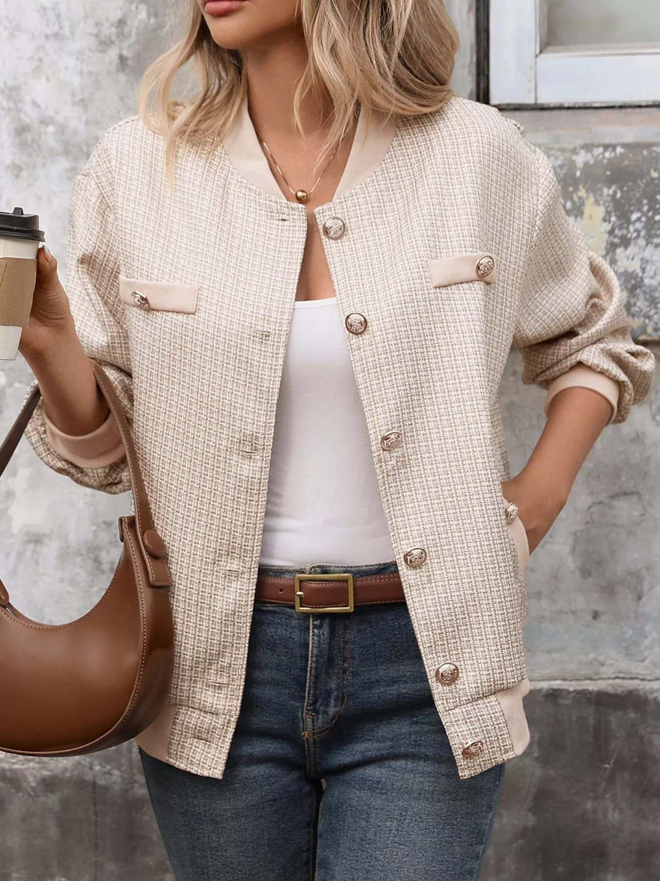 Button Up Long Sleeve Jacket - Image 5