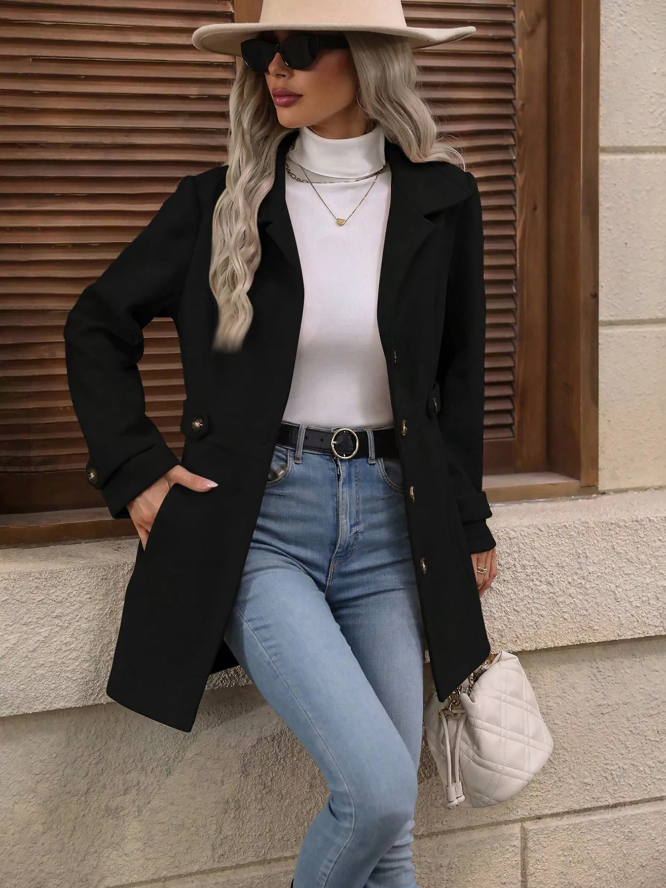 Button Up Long Sleeve Outerwear - Image 11