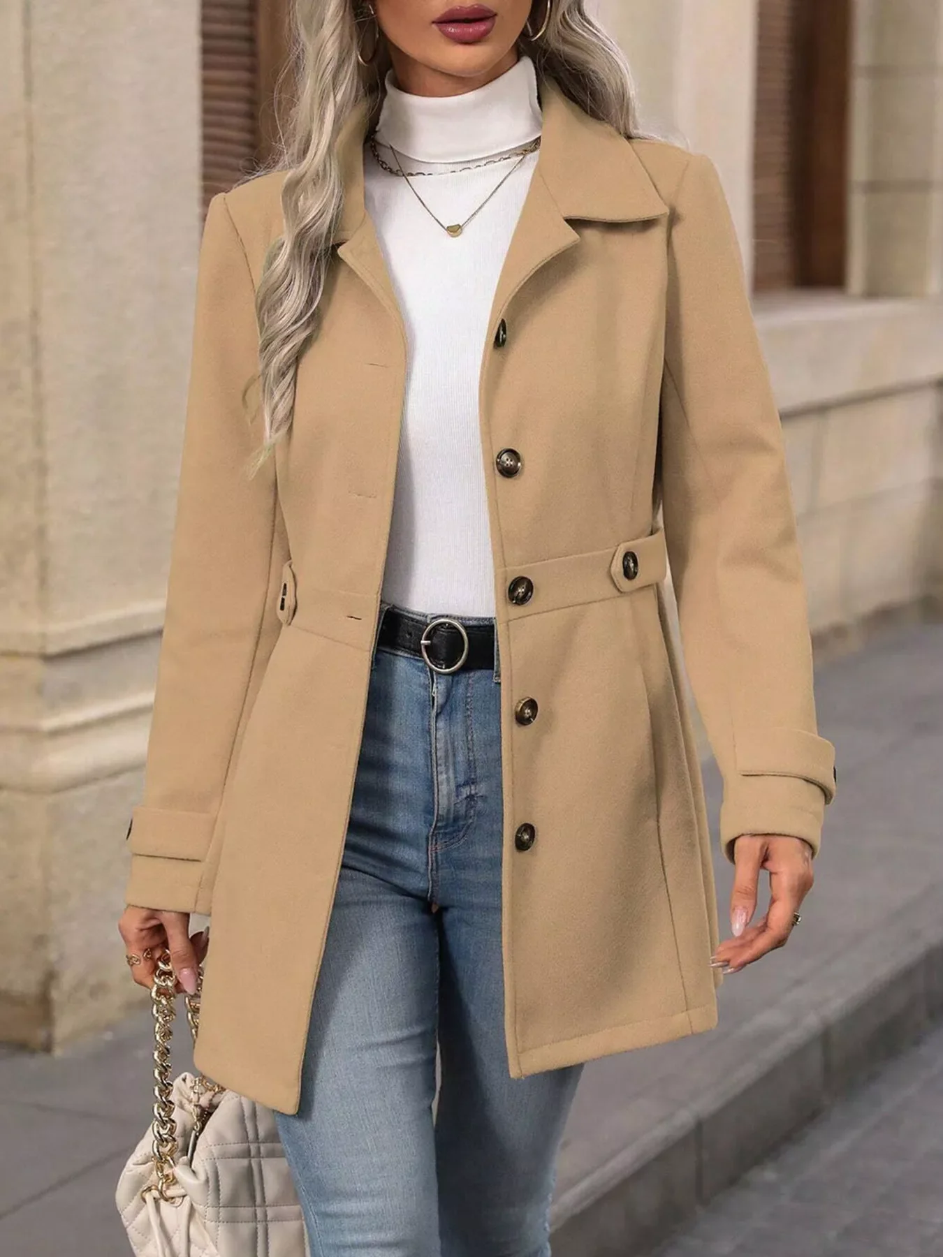Button Up Long Sleeve Outerwear - Image 9