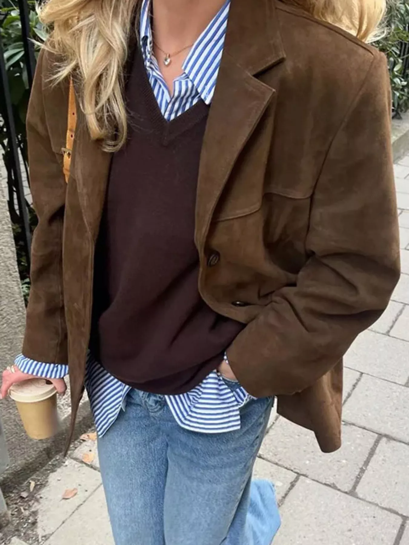 Button Up Long Sleeve Outerwear - Image 2