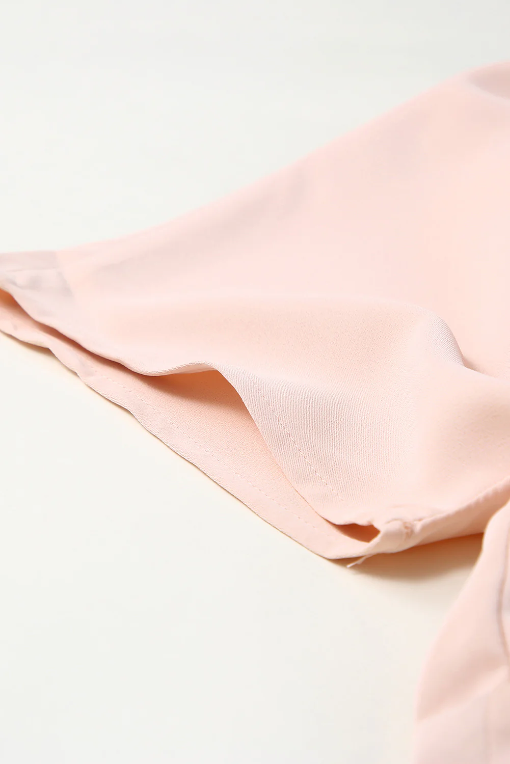 Buttoned V-Neck Short Sleeve Romper - Image 4