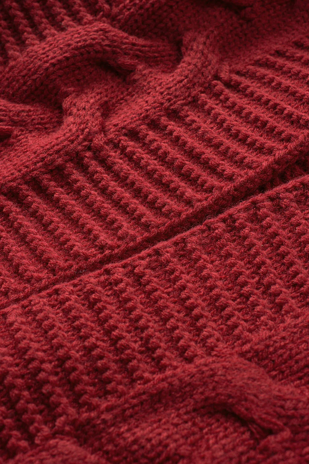 Cable-Knit Open Front Cardigan - Image 10