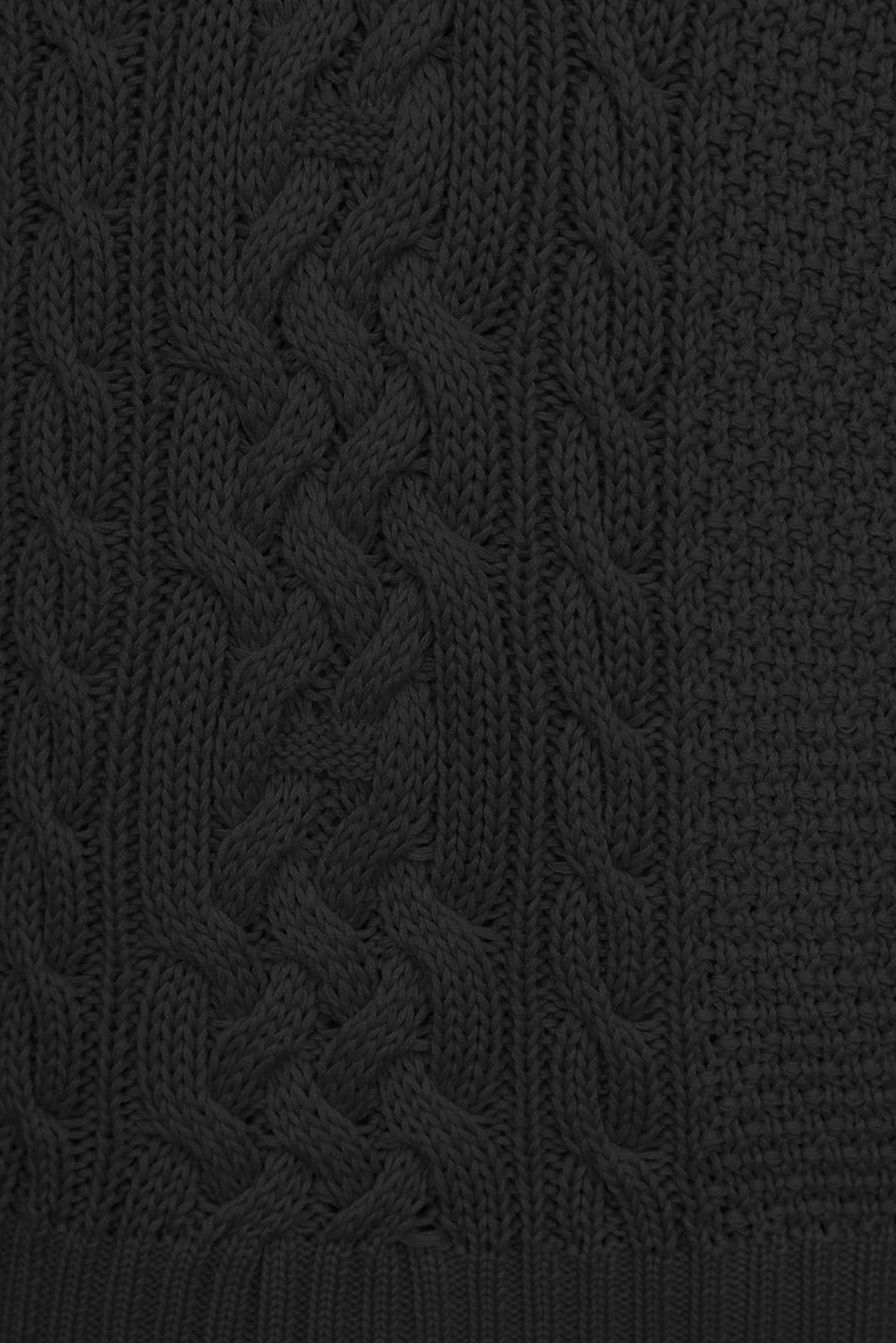 Cable-Knit V-Neck Sweater Vest - Image 26