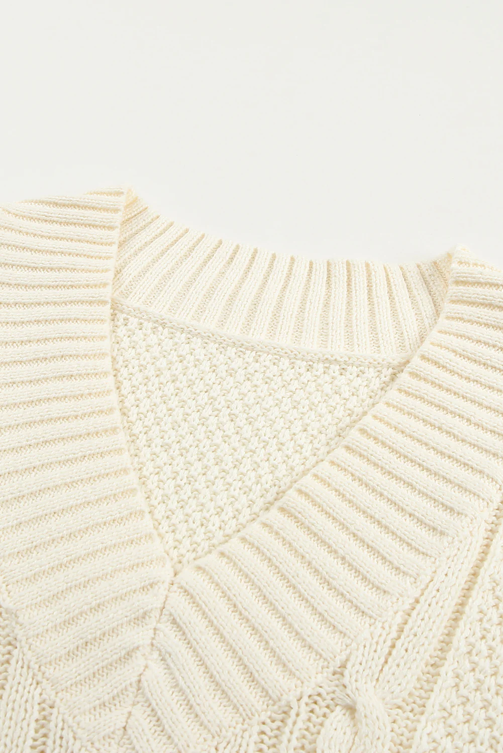 Cable-Knit V-Neck Sweater Vest - Image 9
